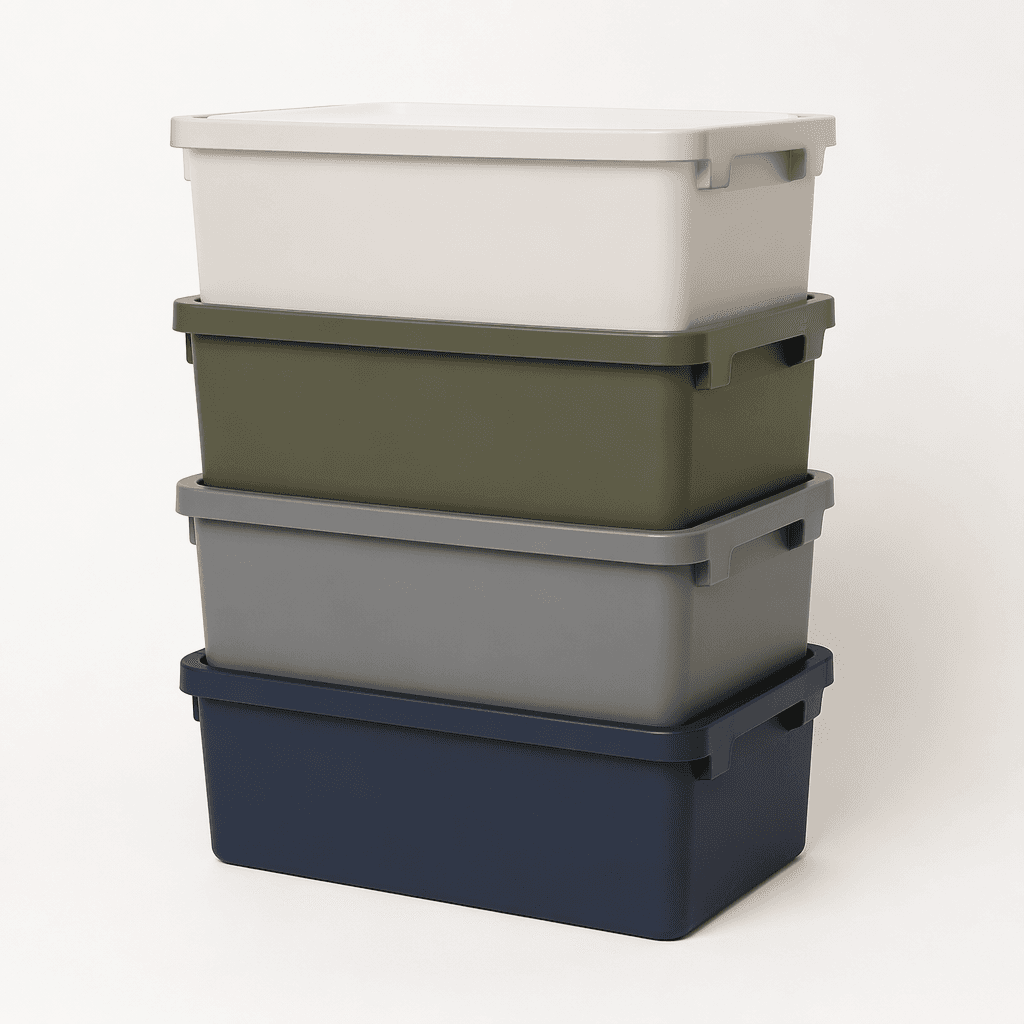 Stacking Utility Bins (Set of 4)