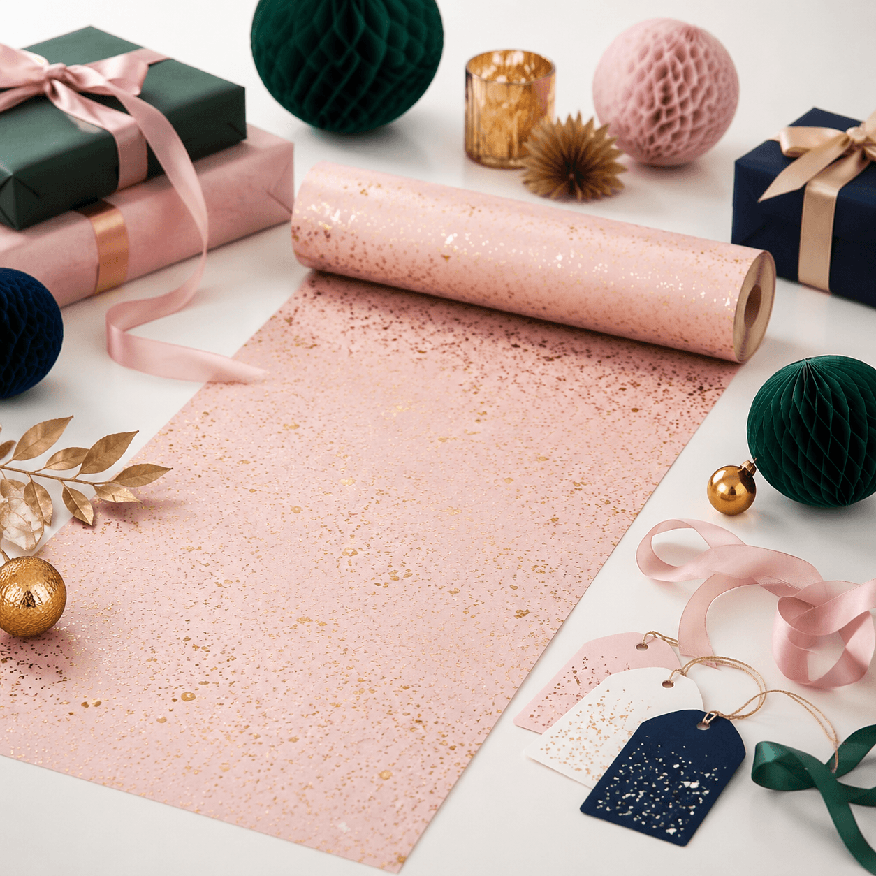 Table Runner Paper Roll — Studio view