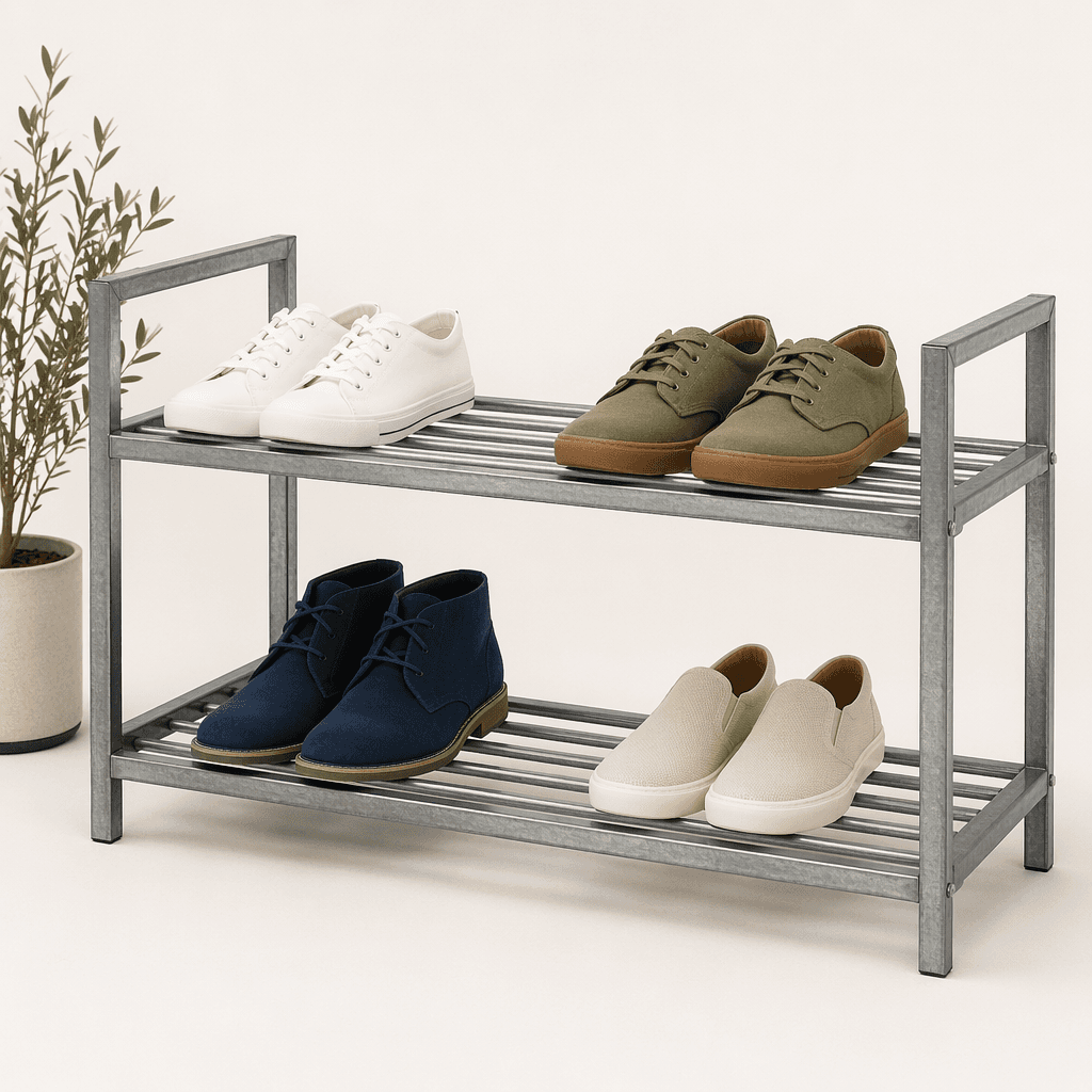 Two-Tier Shoe Rack