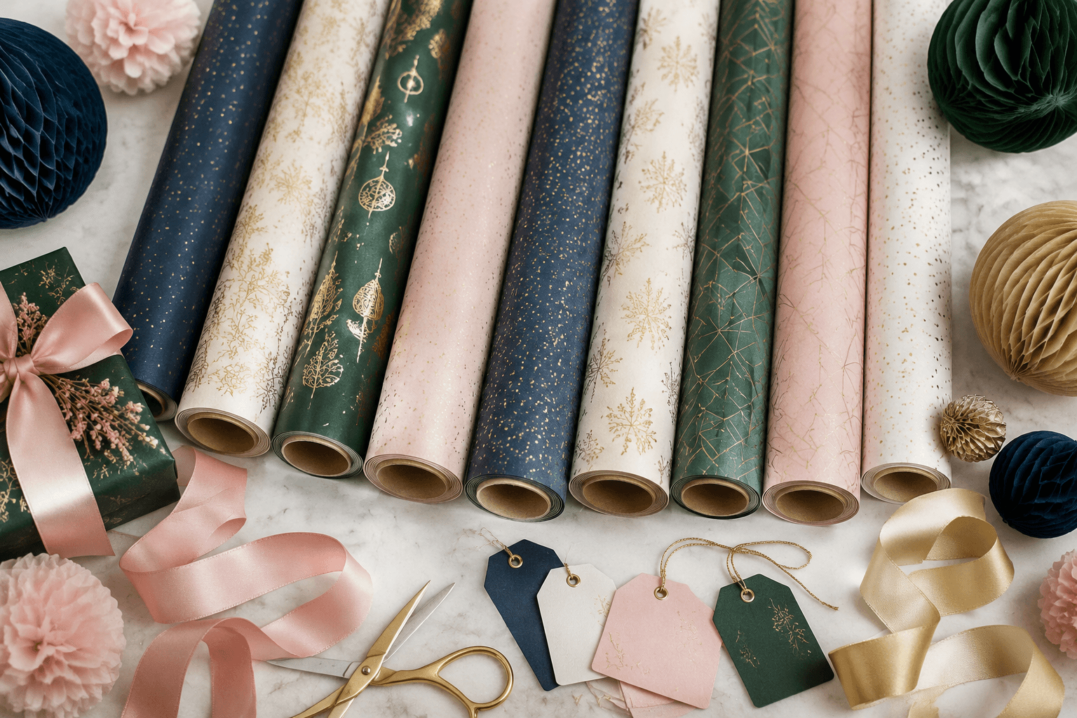 Wrap category — Rolls, tissue, and bags.